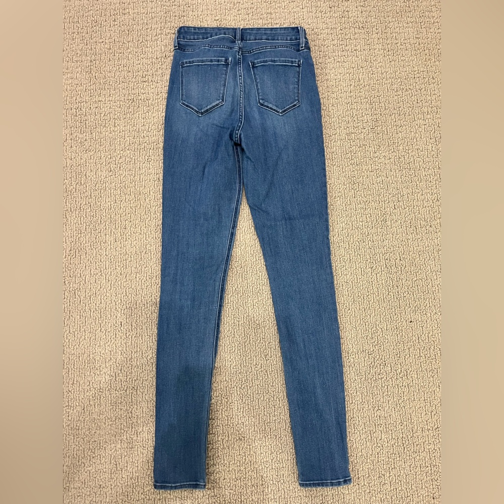 Women's Old Navy Super Skinny High Rise Jeans Size 4 Tall - Picture 2 of 6